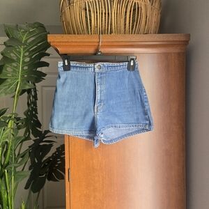 Vintage Blue Jean Shorts Classic Style